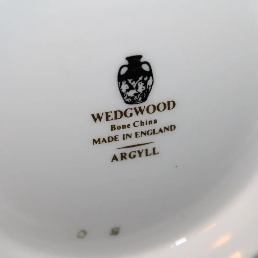 Wedgwood Argyll Bone China 15pc Tea Set - Picture 7 of 16